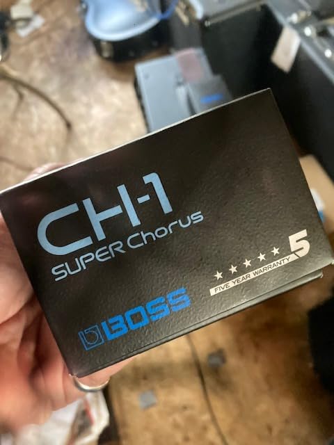 BOSS CH-1 SUPER Chorus | Classic Compact Chorus Effects Pedal | Crystal-Clear Tone for Guitar & Keyboards | Versatile Sound Shaping | Mono & Stereo Connectivity | Easy-to-Use Controls | Effect Level, Eq, Rate and Depth Controls, Mono Input, Stereo Outputs, 9V Battery or Psa Adapter Power customer photo 1