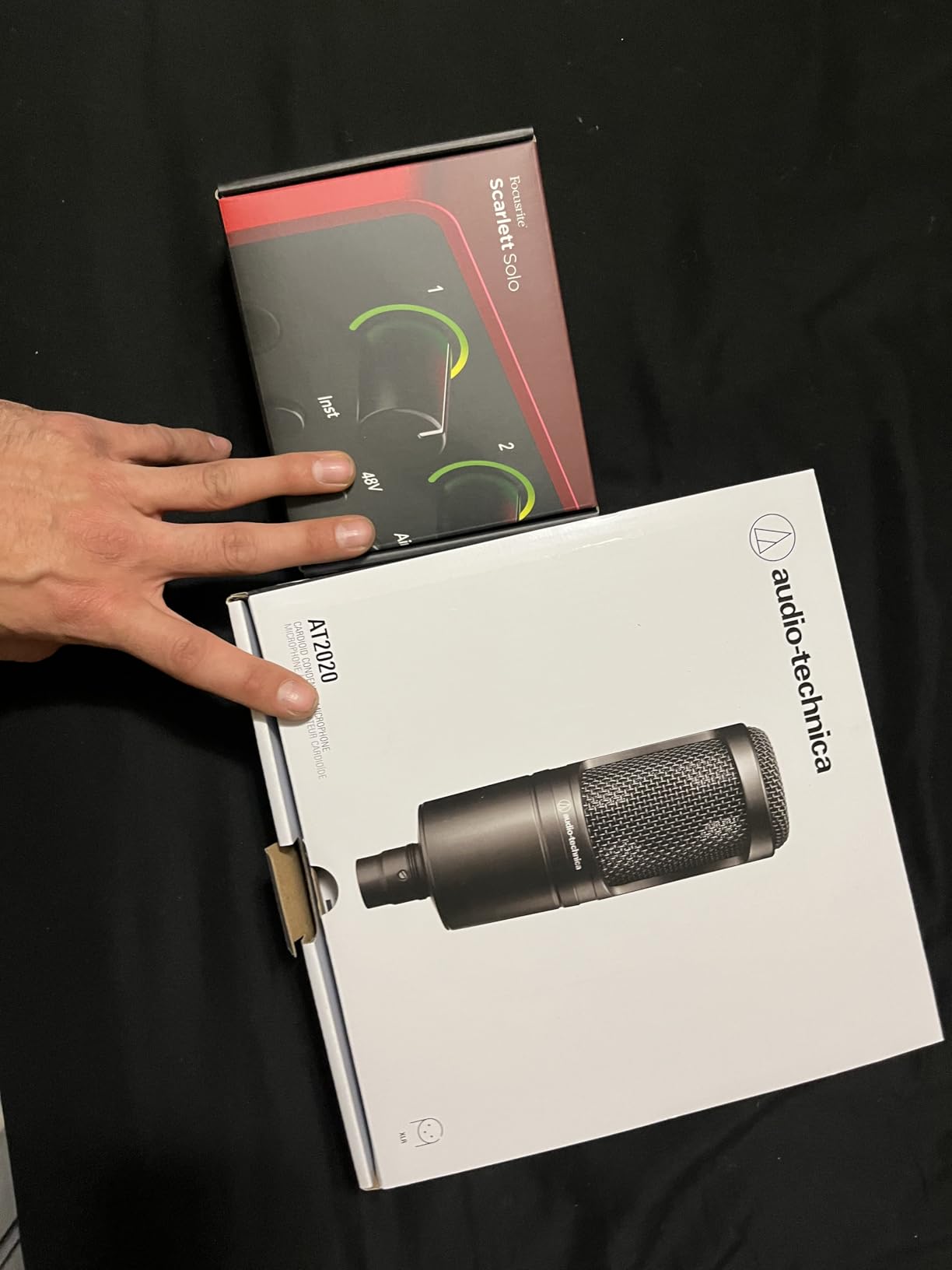 Audio-Technica AT2020 Cardioid Condenser Studio XLR Microphone customer photo 2