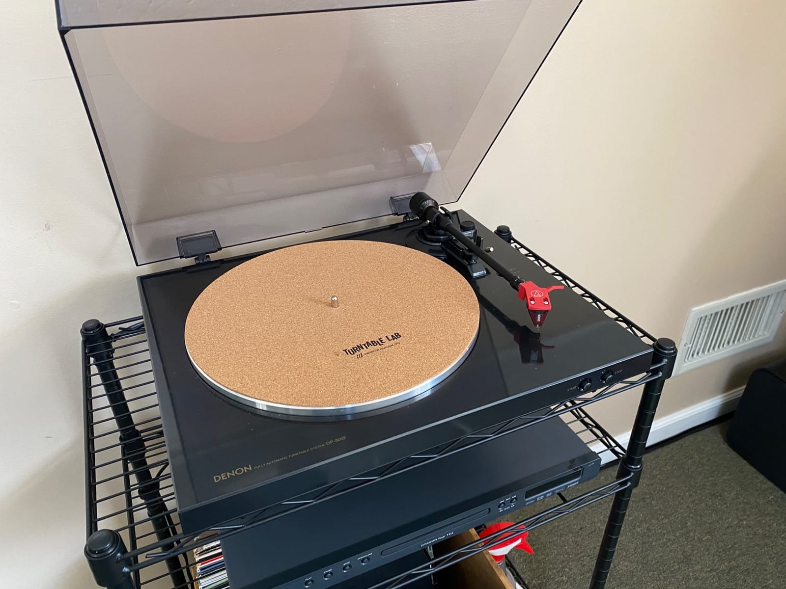 Denon DP-300F Fully Automatic Analog Turntable & Vinyl Record Player with Built-in Phono Equalizer customer photo 1