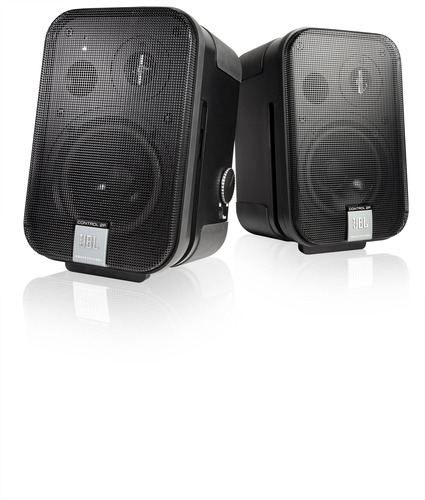 JBL Professional C2PS Control 2P Compact Powered Monitor, Desktop Reference Monitors, Master and Extension Speaker Pair, 5.25
