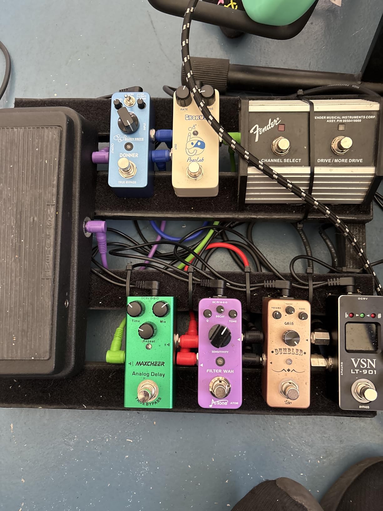 Donner Overdrive Guitar Pedal, Blues Drive Vintage Overdrive Effect Warm/Hot Modes for Pedal Boards Electric Guitar, True Bypass customer photo 2