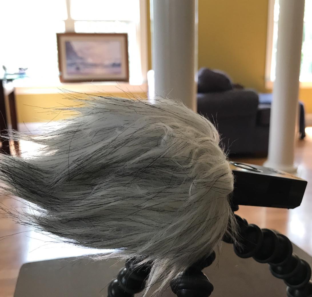 Movo WS1 Furry Microphone Windscreen | For Zoom H1n, H1essential & H1 Recorders, Outdoor Wind Muff / Deadcat customer photo 2