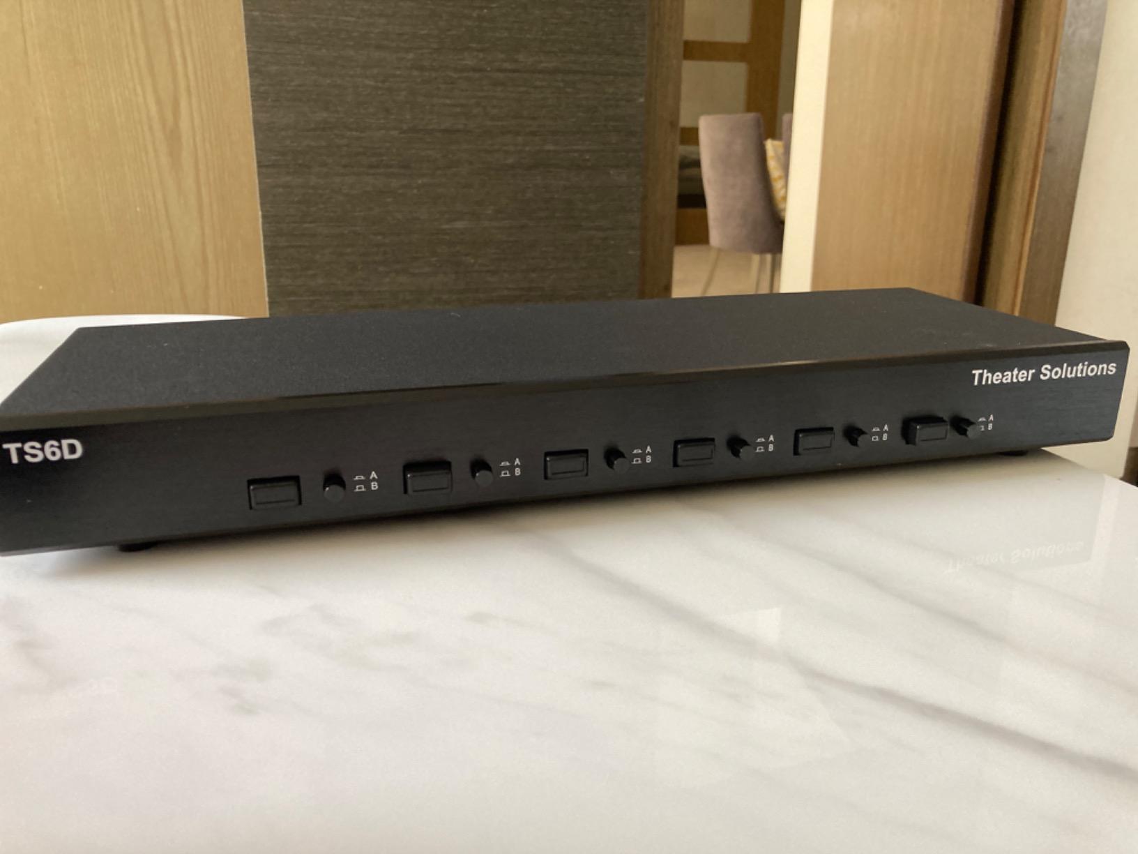 Theater Solutions TS6DV Dual Input 6 Zone Speaker Selector Box Volume Controls customer photo 1