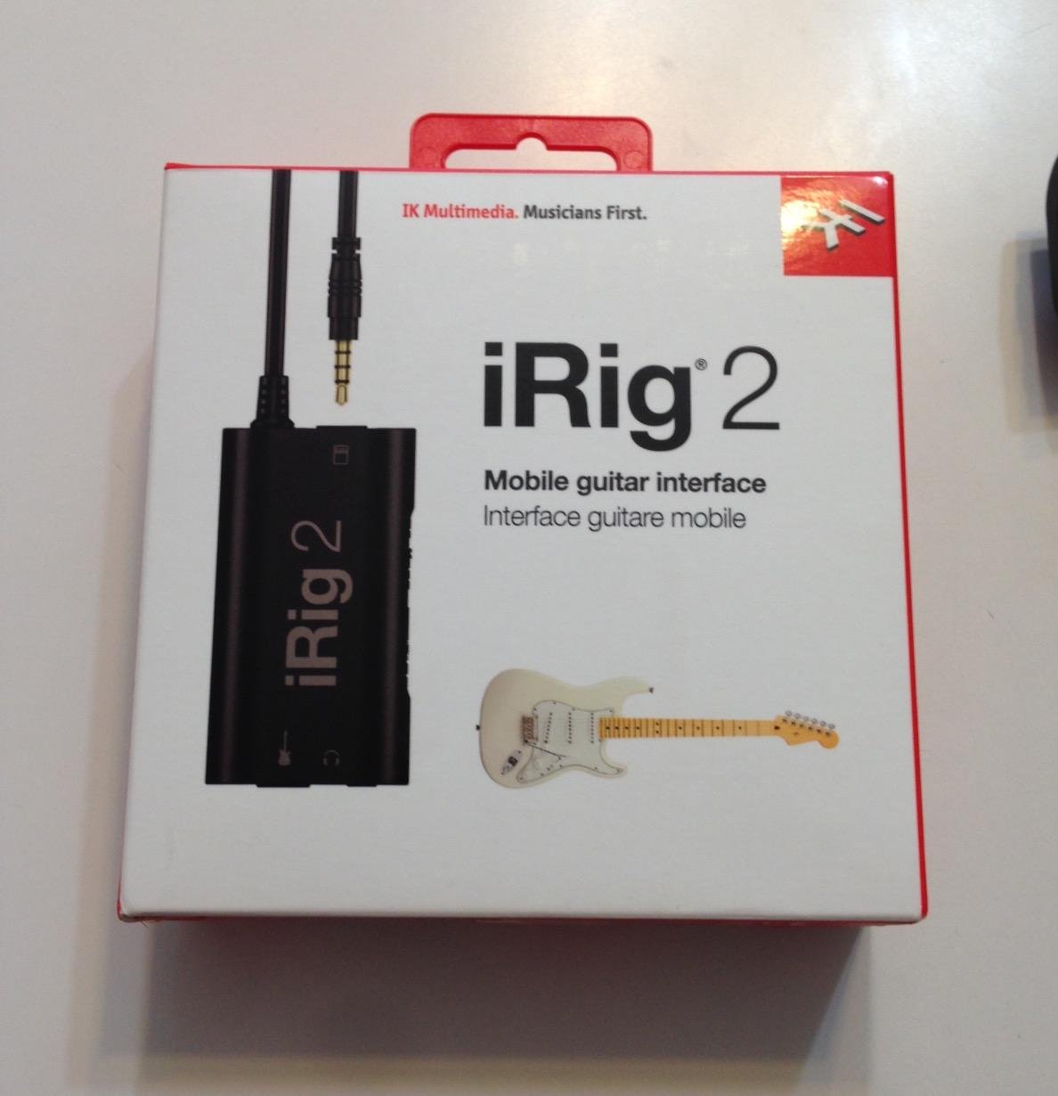 IK Multimedia iRig 2 portable guitar audio interface, lightweight audio adapter for iPhone and iPad with instrument input and headphone/amplifier outs customer photo 2