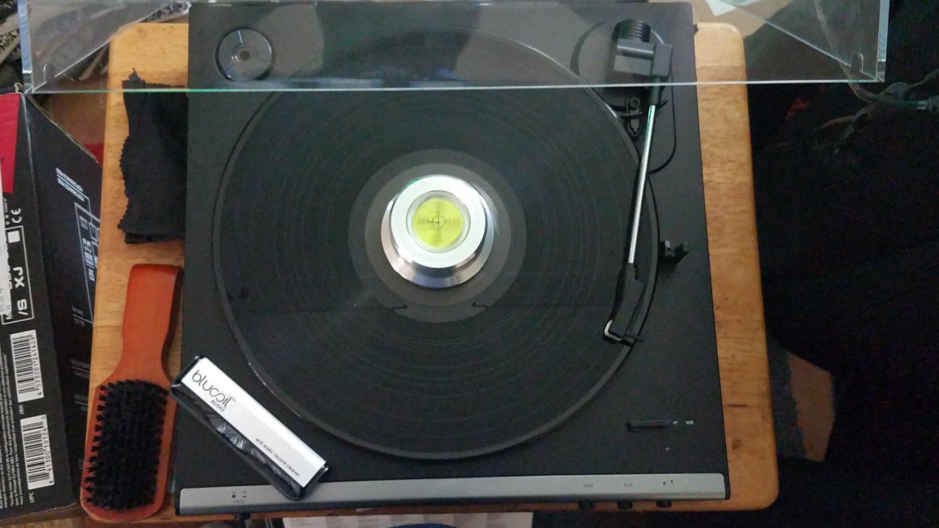 Viborg LP628S Record Weight Disc Stabilizer with Bubble Leveling, 280G HiFi 3 in 1 Vinyl Clamp (60Hz, Silver) customer photo 2
