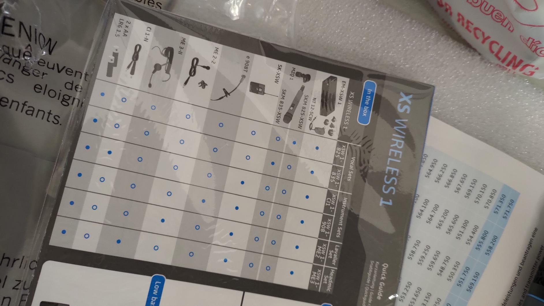 Sennheiser Pro Audio XSW 1-825-A Vocal Wireless Microphone, A Range 548-572 MHz, Black customer photo 1