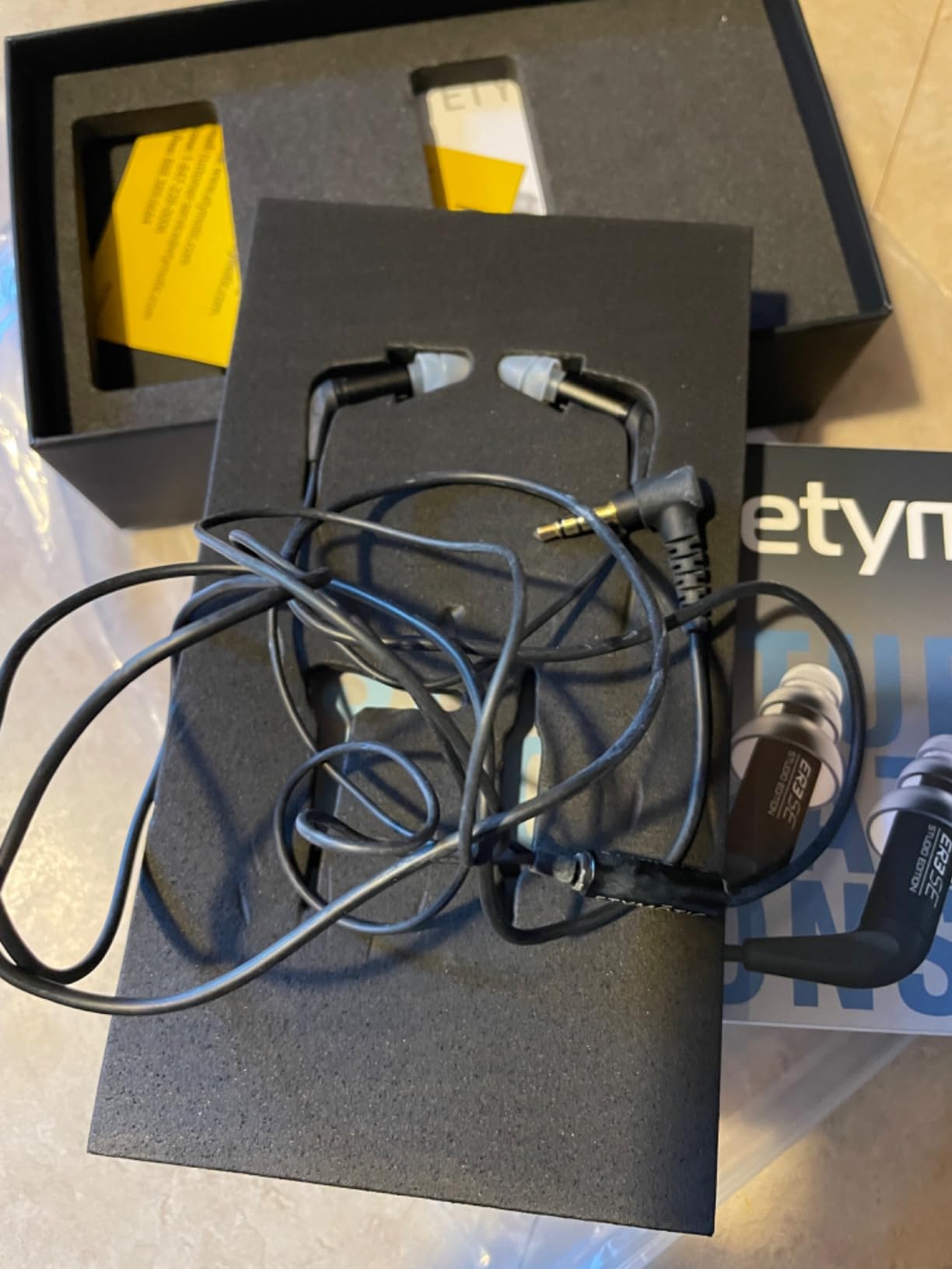 Etymotic ER3SE Studio Edition Earphone, Black customer photo 1