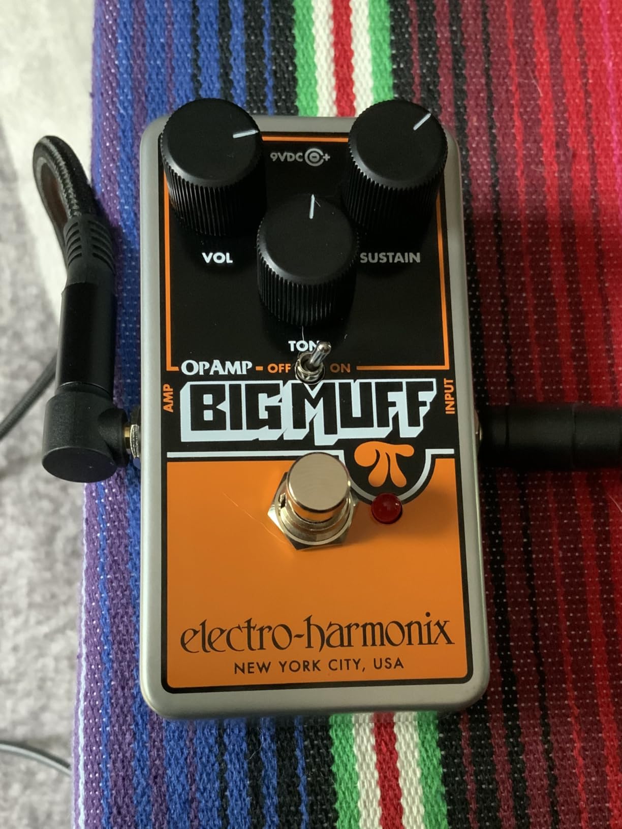 Electro-Harmonix Op Amp Big Muff Pi Fuzz Pedal customer photo 2