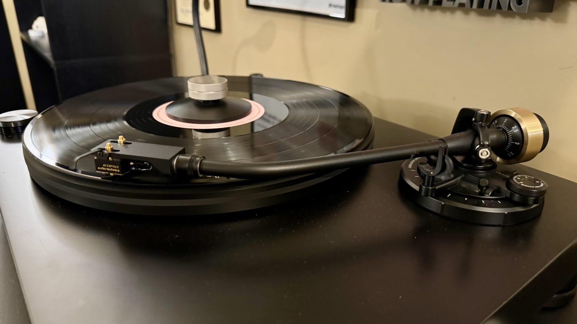 Audio-Technica AT-LP7 Fully Manual Belt-Drive Turntable Black customer photo 1