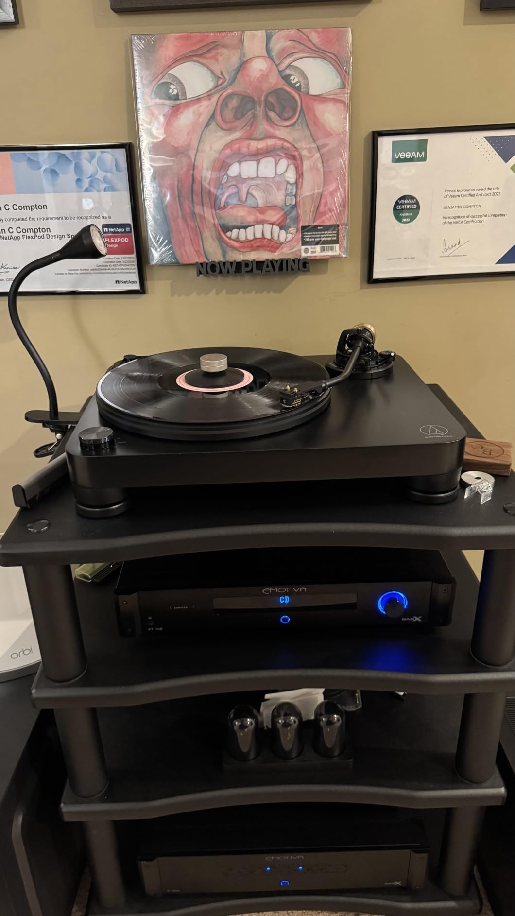 Audio-Technica AT-LP7 Fully Manual Belt-Drive Turntable Black customer photo 2