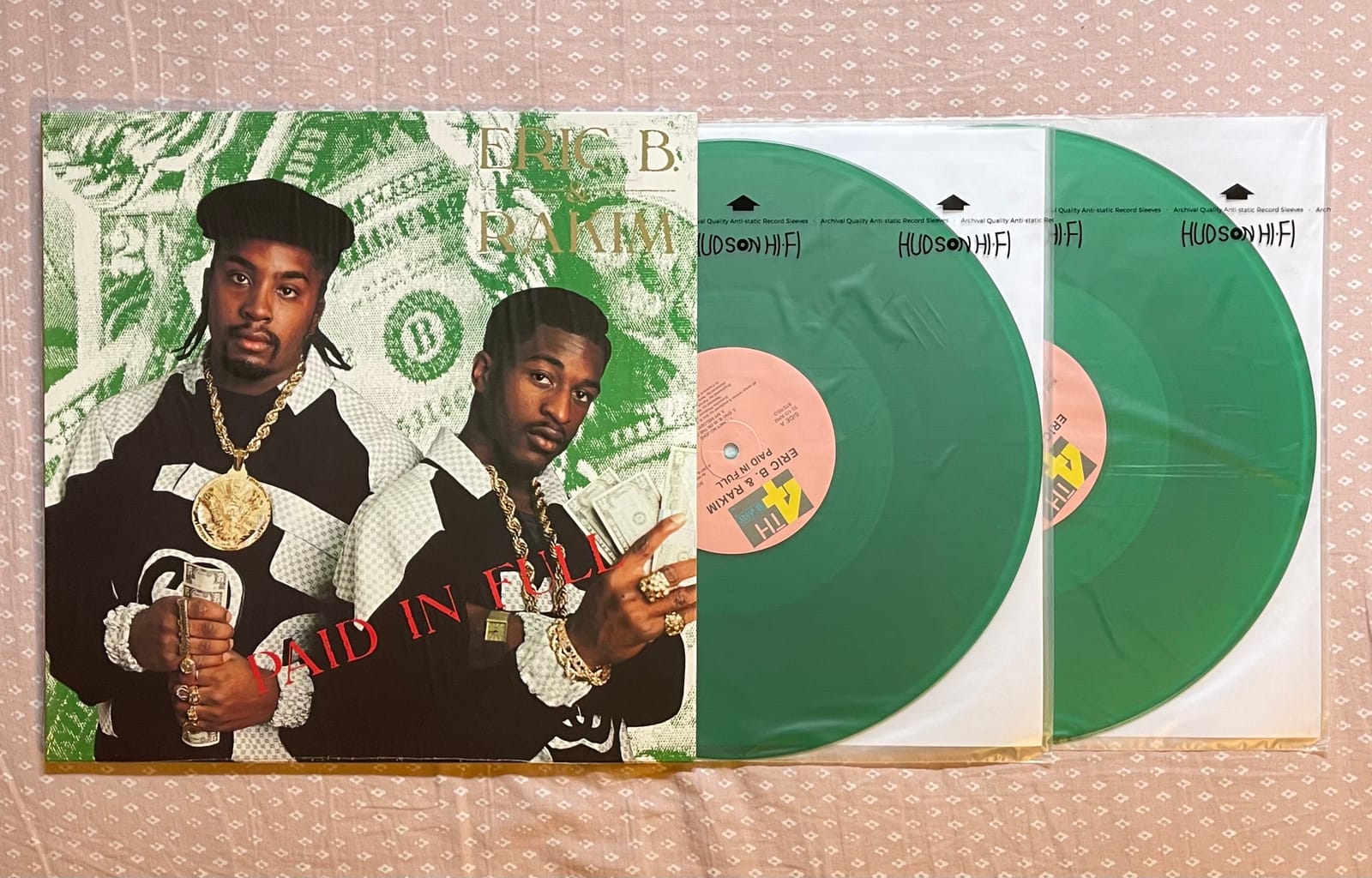 Hudson Hi-Fi Anti-Static Vinyl Record Sleeves - Durable Clear Disc Sleeves - Protect Your LP Albums from Scratches, Dust & Dirt - Acid-Free Rice Paper Disc Covers, 100x Inner Sleeves customer photo 1