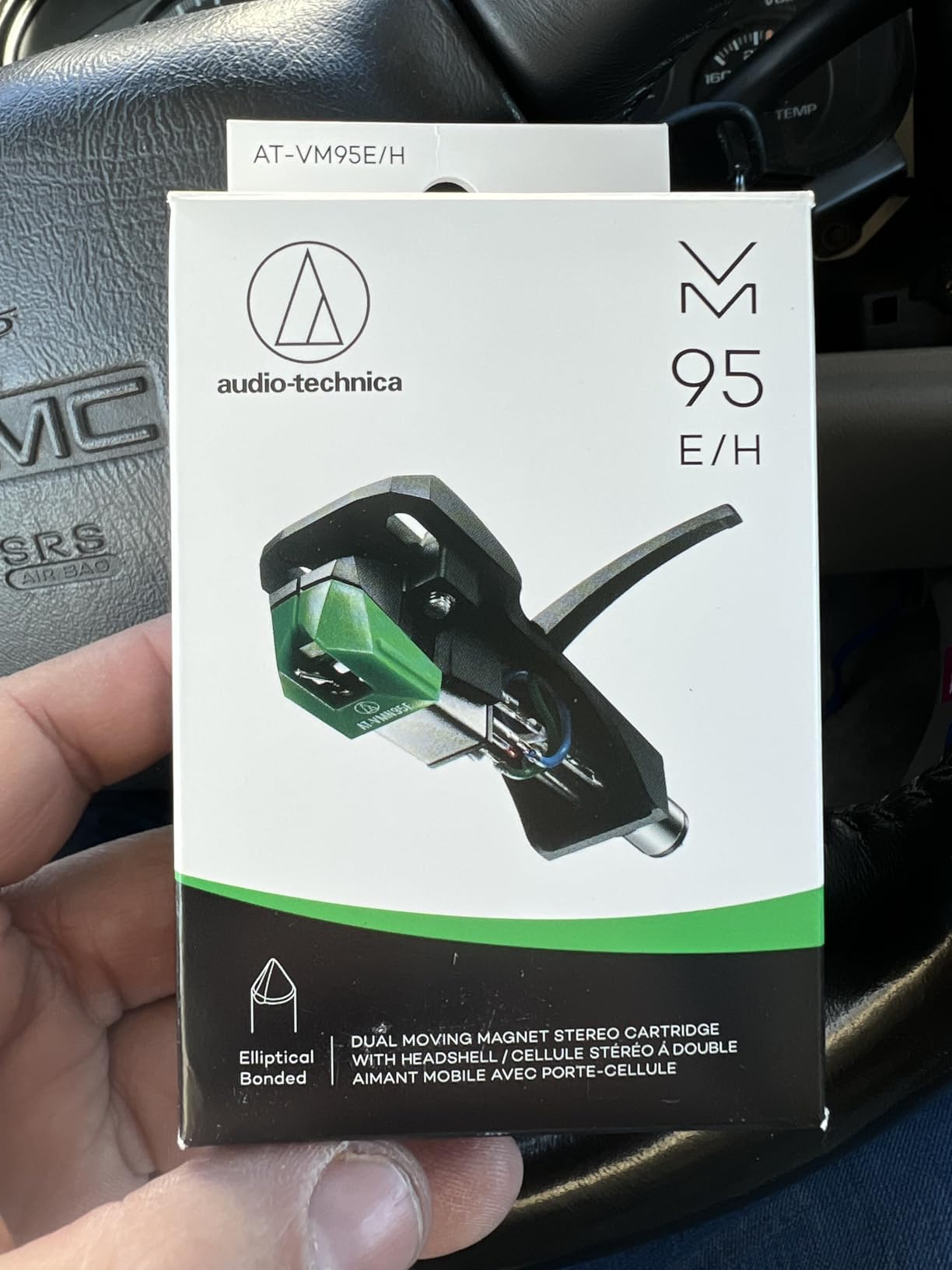 Audio-Technica AT-VM95E/H Turntable Headshell/Cartridge Combo Kit Green customer photo 2