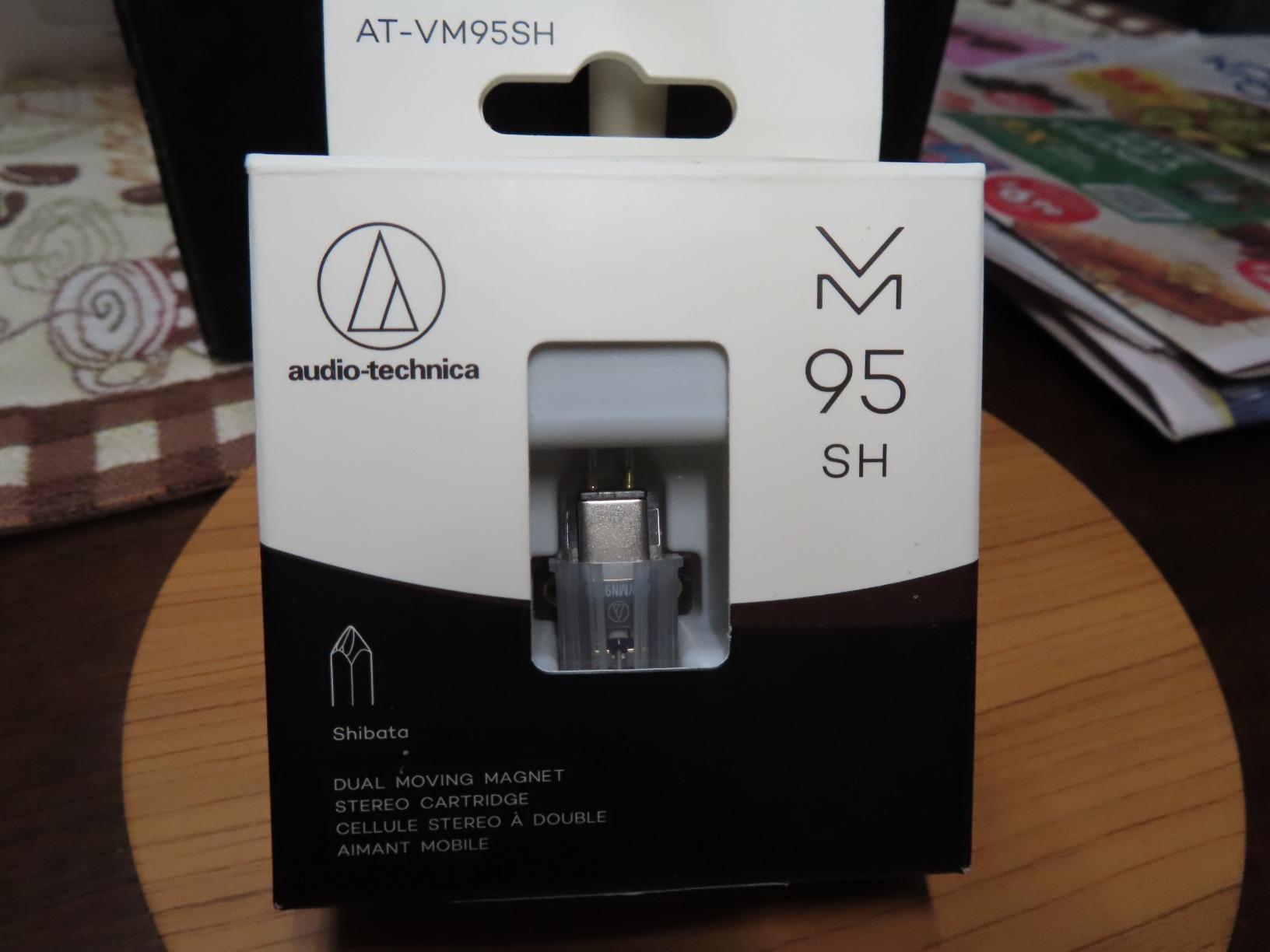 Audio-Technica AT-VM95SH Dual Moving Magnet Turntable Cartridge Brown customer photo 1