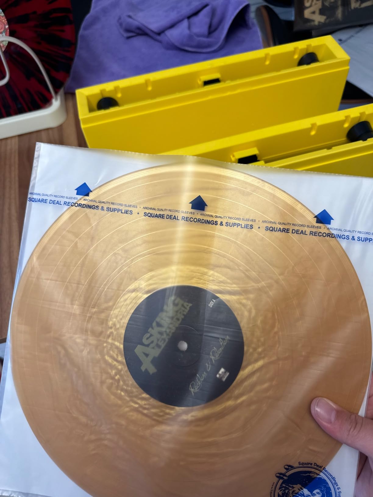 (100) 12 Inch Record Inner Sleeves - 3-Layers of Archival Quality, Anti-Static HDPE with Rice Paper Enclosed Insert for Extra Rigidity #12IM customer photo 2