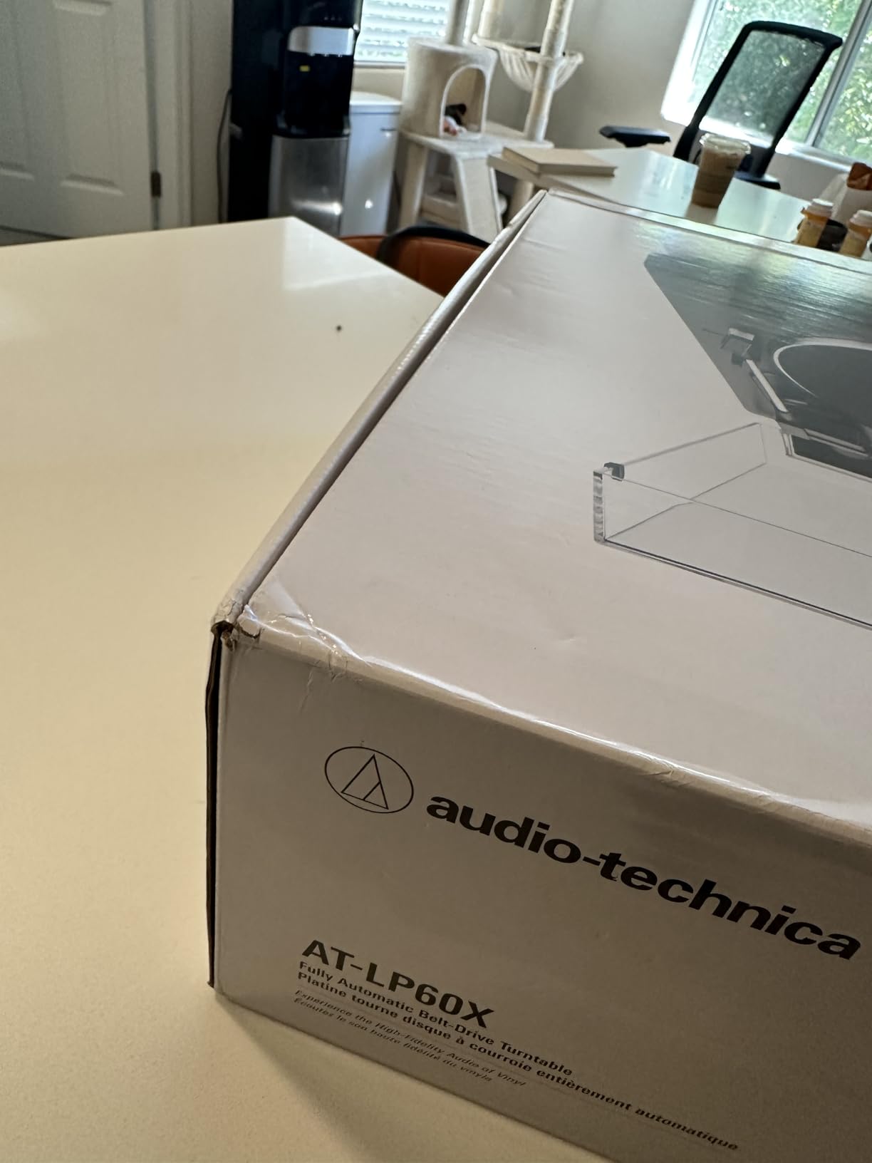 Audio-Technica AT-LP60X-BK Fully Automatic Belt-Drive Stereo Turntable, Black, Hi-Fi, 2 Speed, Dust Cover, Anti-Resonance, Die-Cast Aluminum Platter customer photo 1