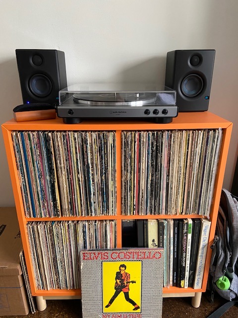 Audio-Technica AT-LP60X Gunmetal Fully Automatic Belt-Drive Stereo Turntable Bundle with Studio Monitor Pair and Vinyl Record Care System Package (3 Items) customer photo 2