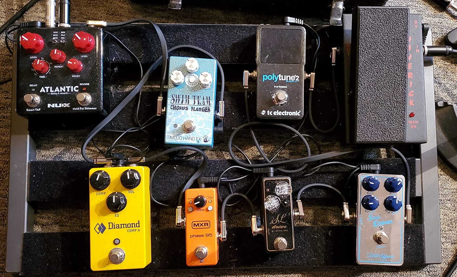 Ernie Ball Flat Ribbon Patch Cable Pedalboard Multi-Pack, Black (P06224) customer photo 1