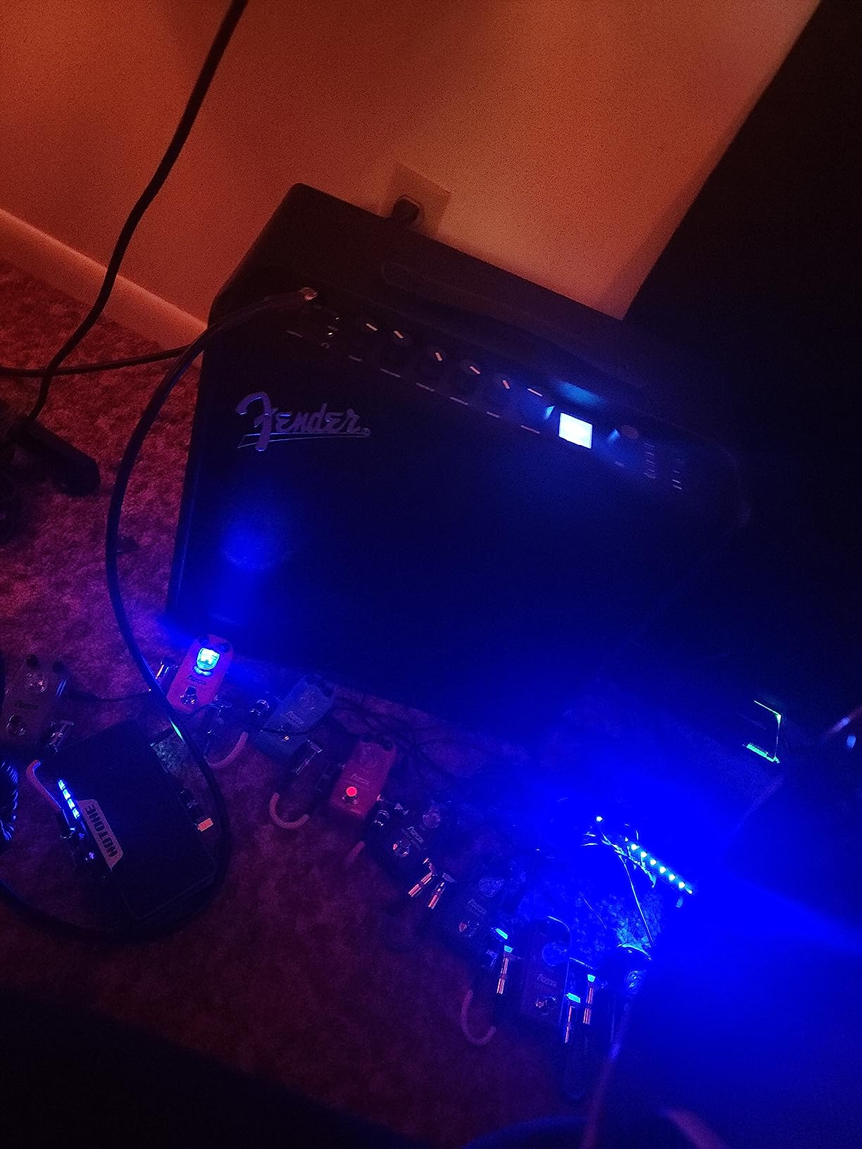 Fender Mustang LT50 Guitar Amp, 50 Watts, with 2-Year Warranty 30 Preset Effects with USB Audio Interface for Recording, Black | 1x12