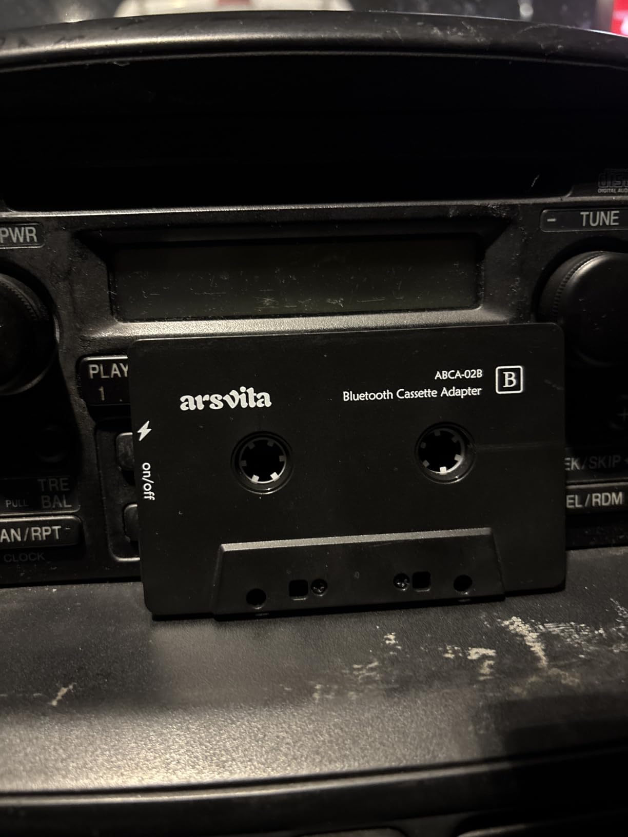 Arsvita Car Audio Bluetooth Wireless Cassette Adapter, Black | Tape Player Bluetooth 5.0 Cassette Aux Adapter customer photo 2
