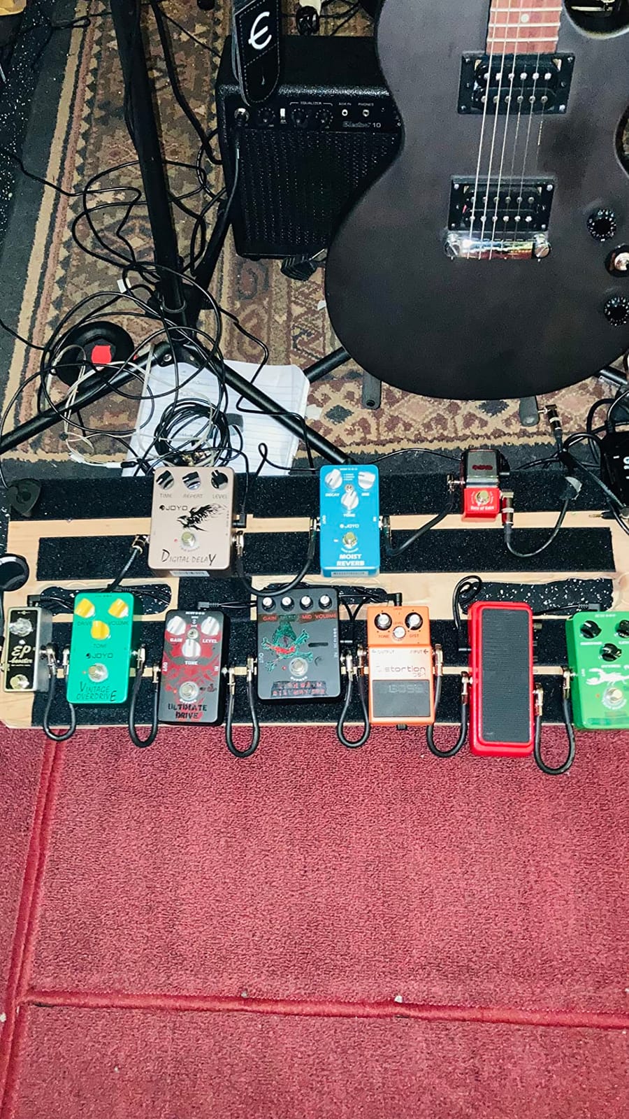 JOYO Vintage Overdrive Guitar Pedal, Smooth Overdrive Tone with RC4558 Chip for Electric Guitar, True Bypass (JF-01) customer photo 1