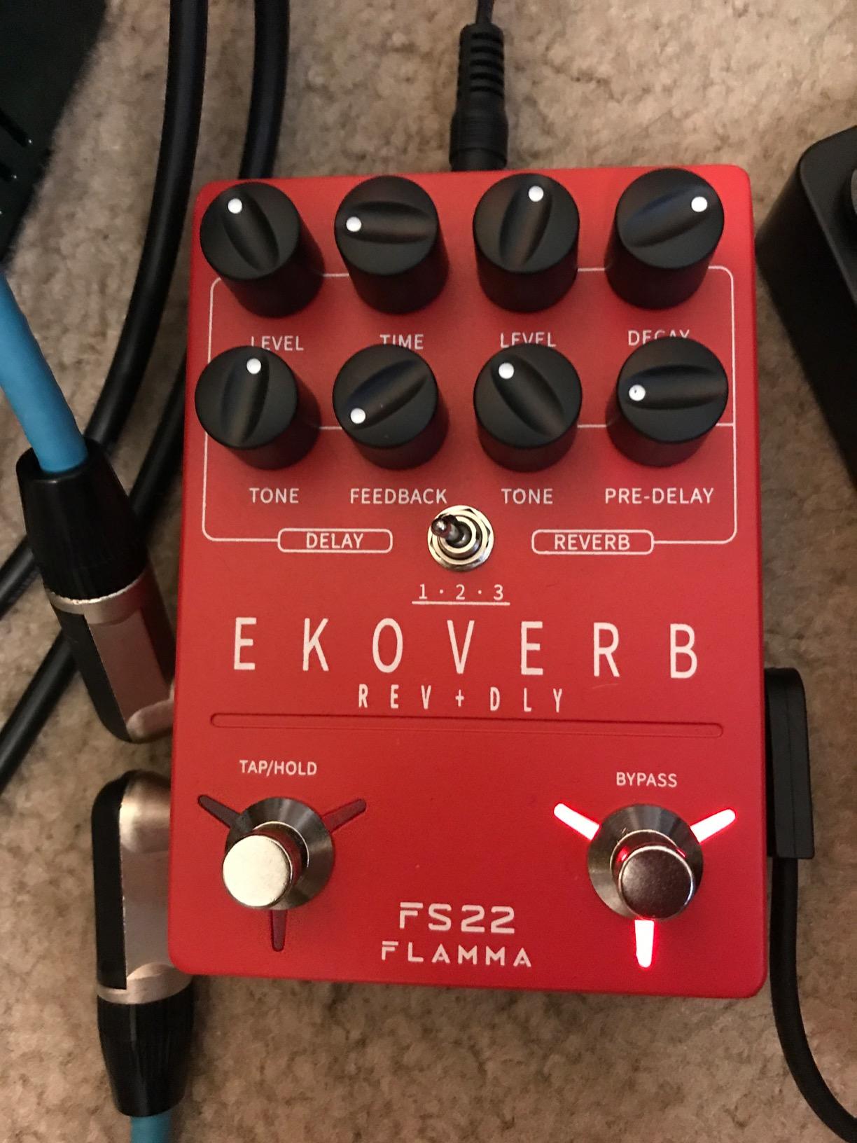 FLAMMA FS22 Stereo Delay & Reverb Combo Effects Pedal customer photo 1