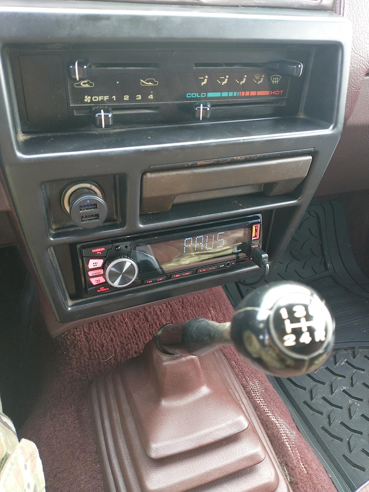 REAKOSOUND Car Radio Bluetooth Single DIN Stereo - FM, USB, AUX, APP, No CD customer photo 2