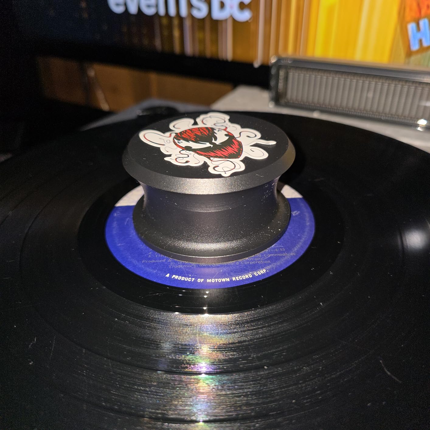 Hudson Hi-Fi SmallBen Record Weight Stabilizer with Protective Leather Pad - 9-Ounce Vinyl Turntable Weight customer photo 2