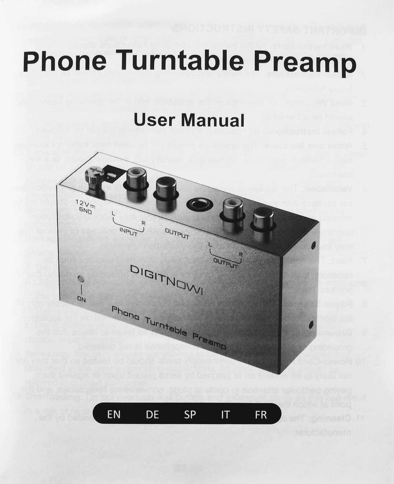 Phono Turntable Preamp, Phono Preamp for Turntable, Record Play, Mini Electronic Audio Stereo Phonograph Preamplifier with RCA Input, RCA/TRS Output, Phono Preamp with 12 Volt DC Adapter customer photo 2