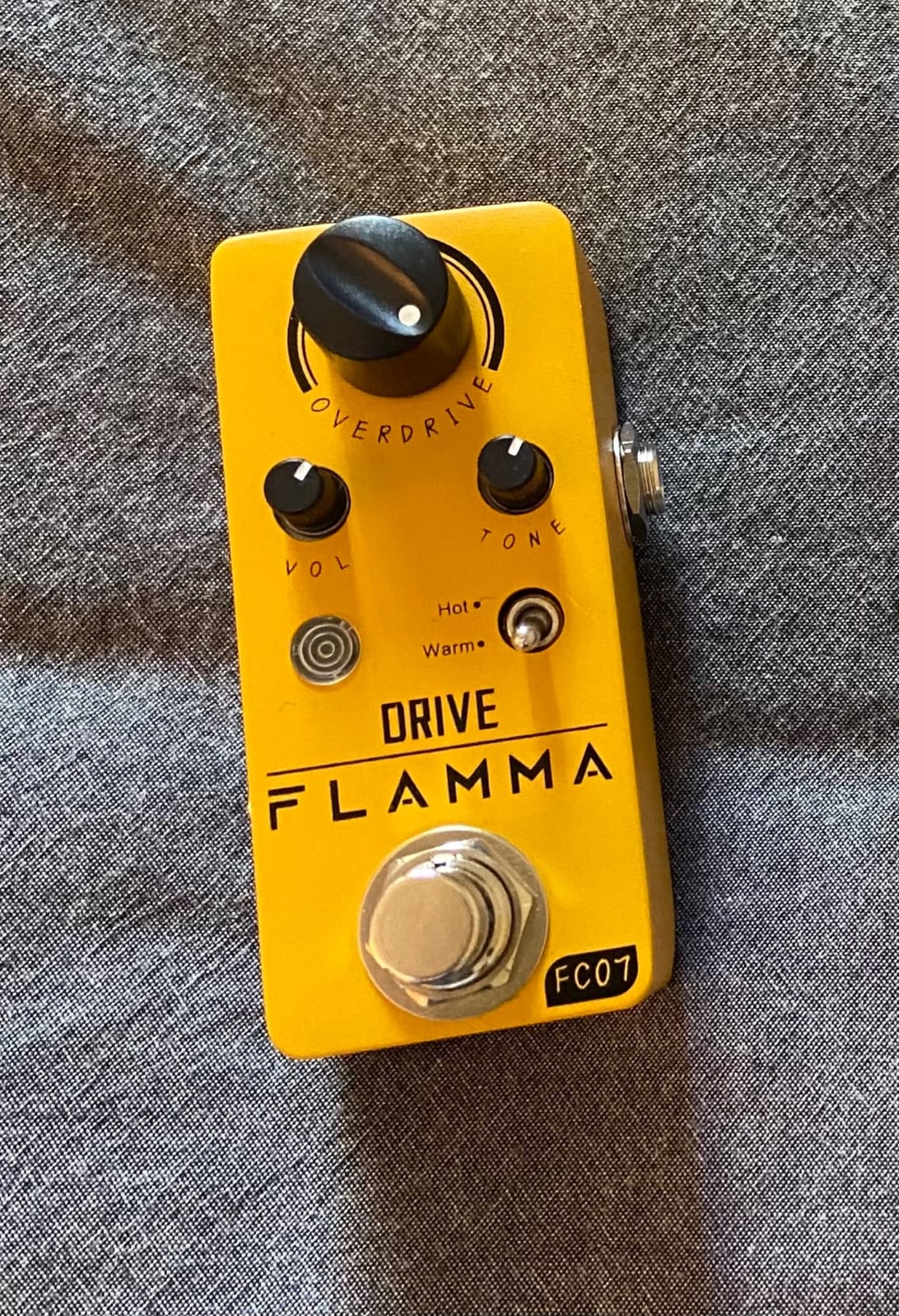 FLAMMA FC07 Overdrive Pedal - Vintage Overdrive Effect, Warm/Hot Modes, Mini Analog Guitar Pedal, True Bypass customer photo 2