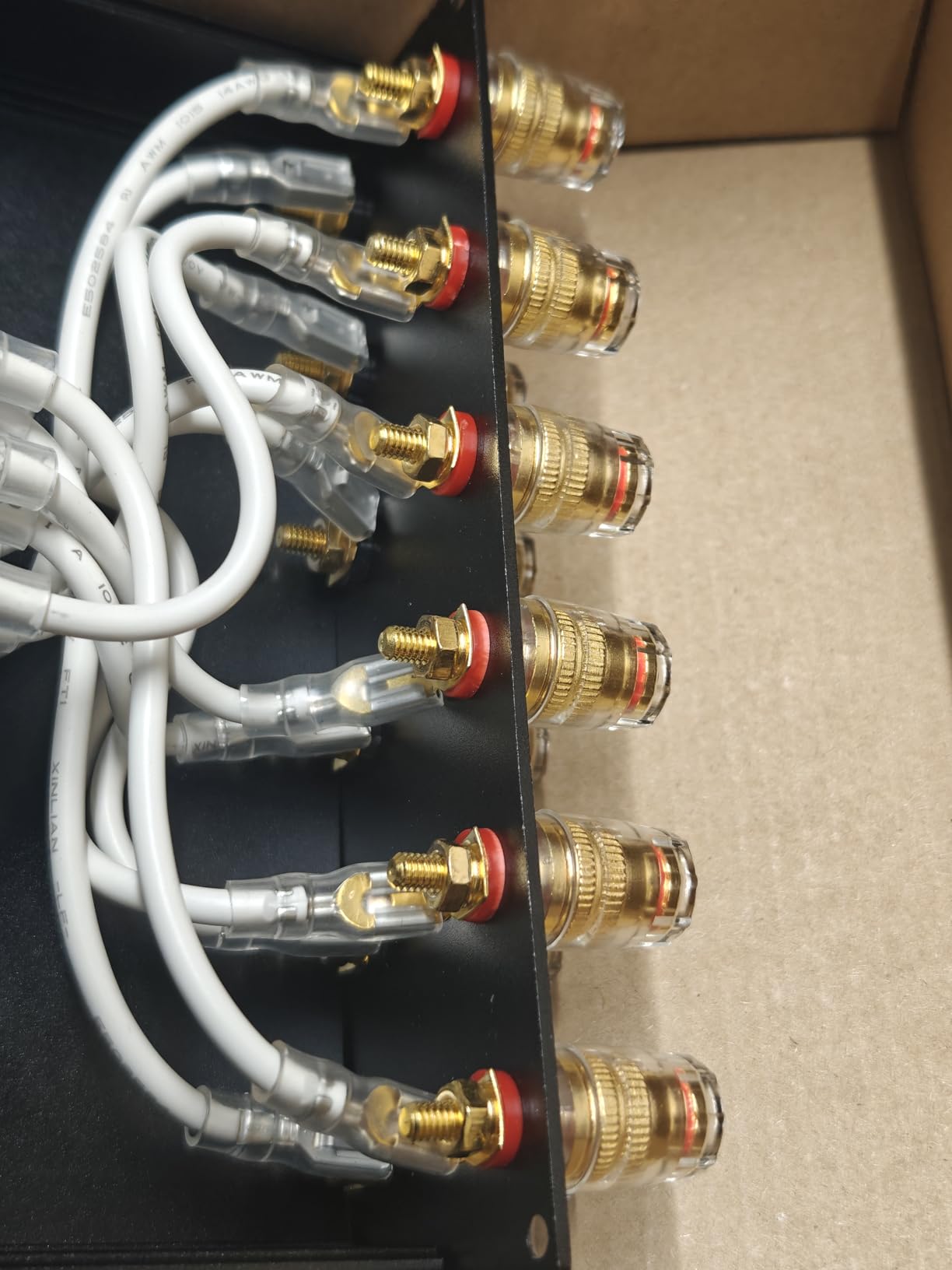 P2 2 Way Amp/Speaker Switch Selector Box, Passive Audio Switcher | 2 AMP to 1 SPK or 1 AMP Sw between 2 pairs SPK, Audiophiles quickly compare A/B equipment, avoiding frequent cable swapping customer photo 2