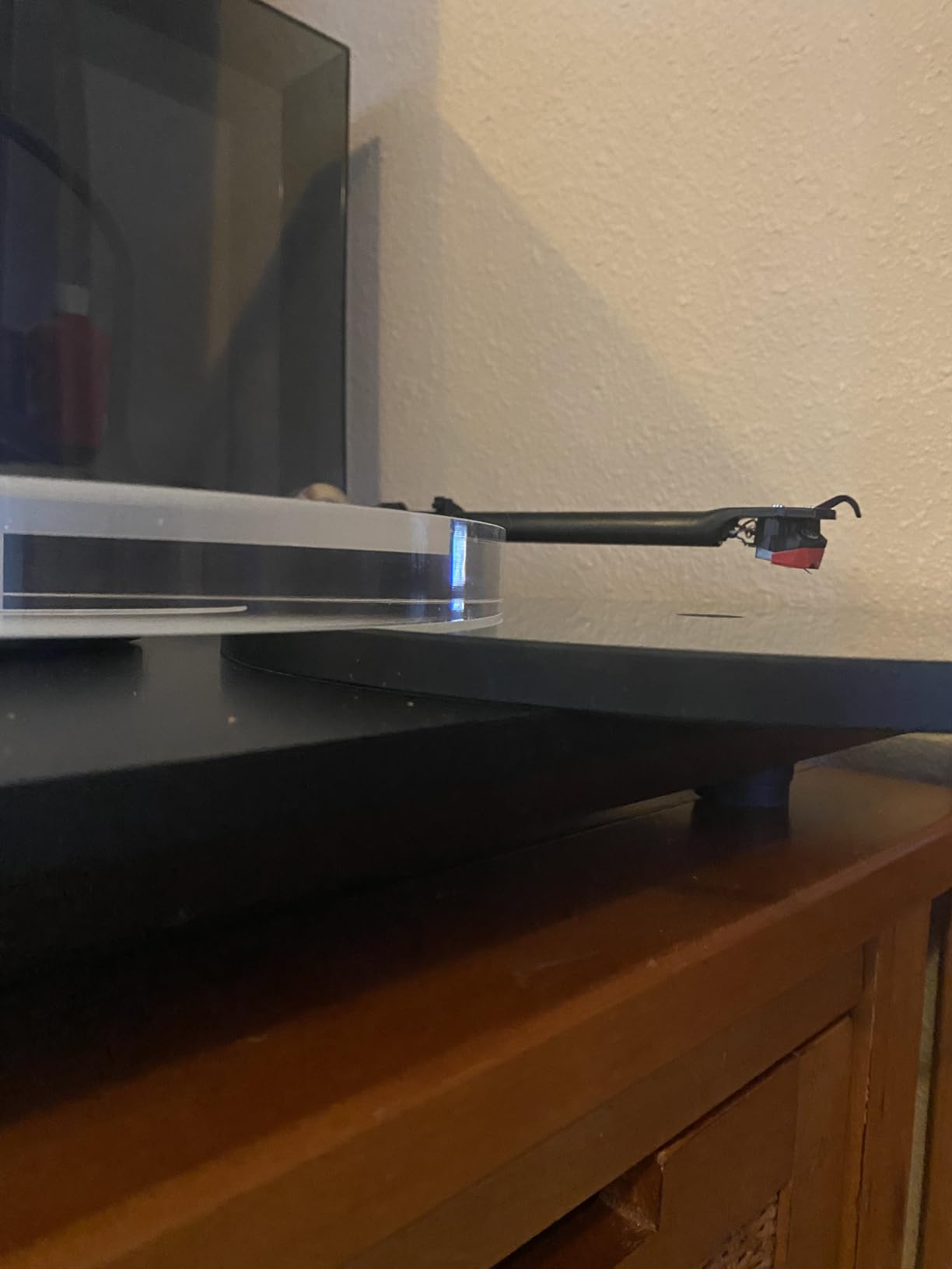Acrylic Platter Upgrade (15mm Height) for Rega Planar 1/2/3/RP1/RP3/P1/P2/P3/P3-24 and NAD 533 Turntables customer photo 2