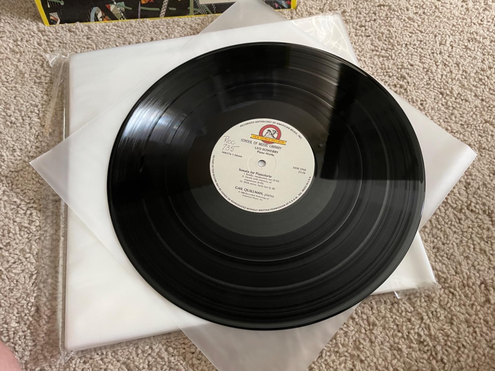 BCW 12-inch Record Inner Sleeves - 100 ct | Anti-Static Polypropylene Vinyl LP Storage Protectors | 100 Pieces customer photo 1