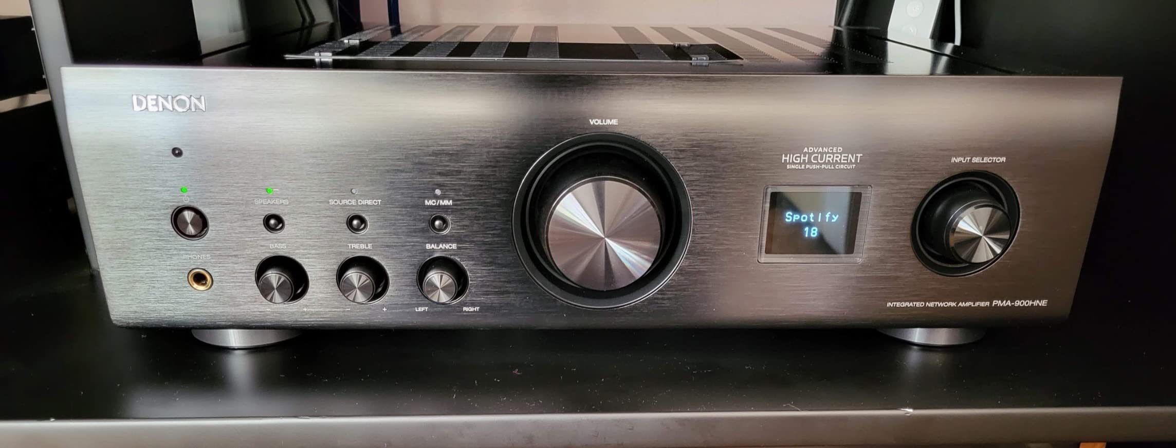 Denon PMA-900HNE Integrated Stereo Amplifier (85W x 2), Hi-Res Certified | Advanced High Current Circuit, Built-In HEOS, Bluetooth & AirPlay 2, Amazon Alexa Voice Control, MC & MM Phono Equalizer customer photo 1