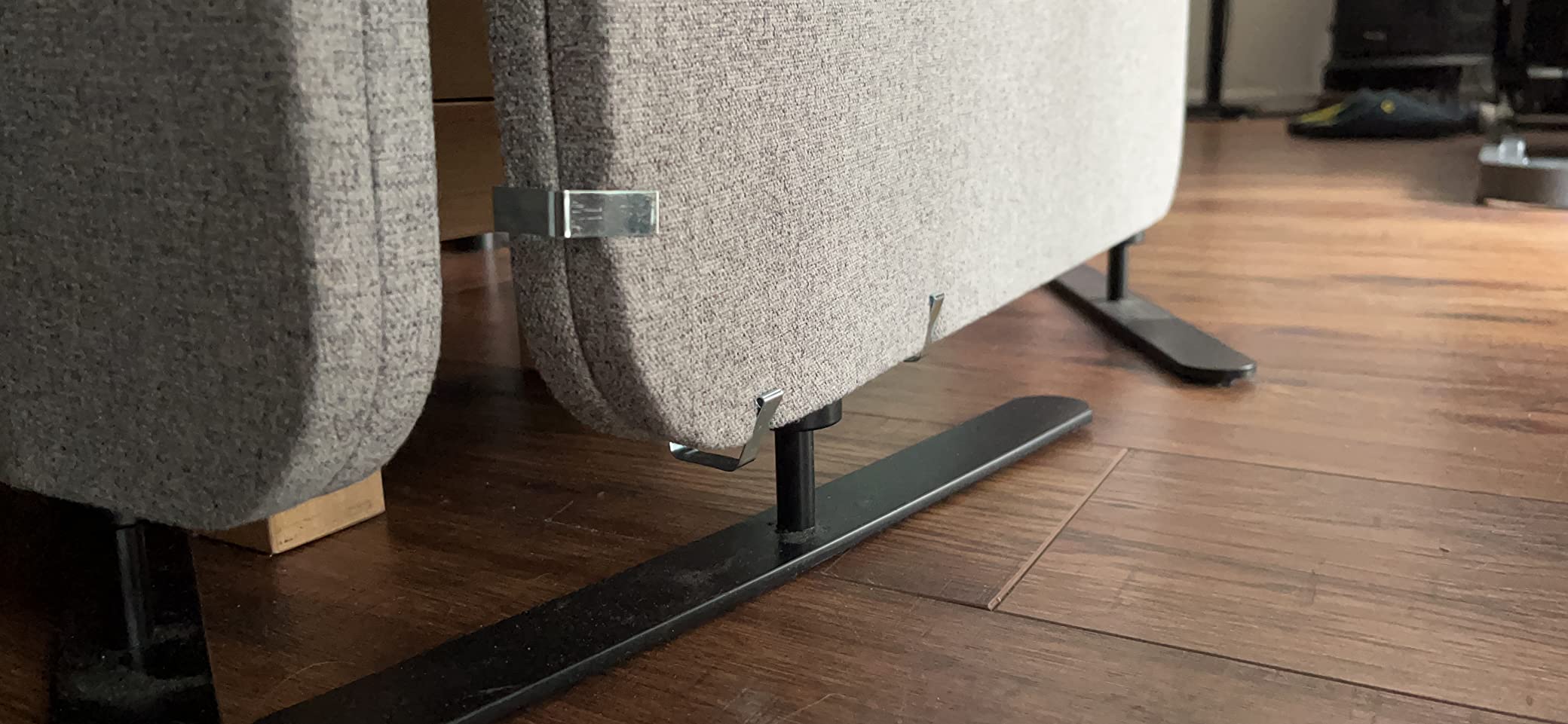 VIVO Dark Gray Freestanding 24 x 66 inch Privacy Panel, Acoustic Wall Partition customer photo 2