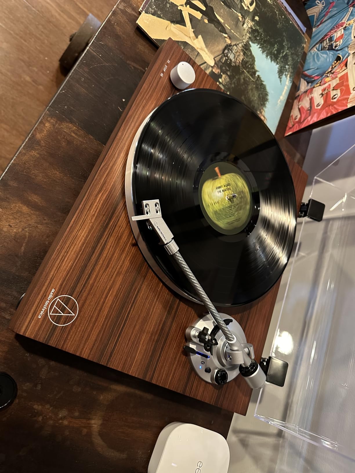 Audio-Technica AT-LPW50BT-RW Manual Belt-Drive Turntable with Bluetooth, Carbon-Fiber Tonearm, Rosewood customer photo 1