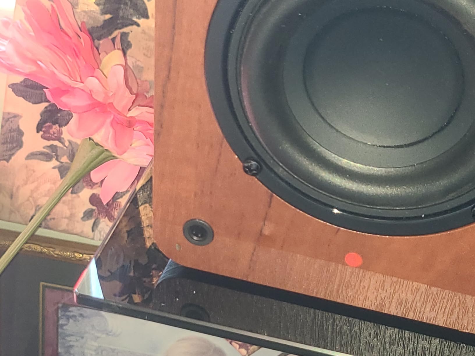 Saiyin Powered Bluetooth Bookshelf Speakers | 40W*2, 4 Inch Woofer, Bluetooth/Optical/Auxiliary/RCAInputs,Sub Out, TV/Turntable/Record Player/PC/Computer customer photo 1