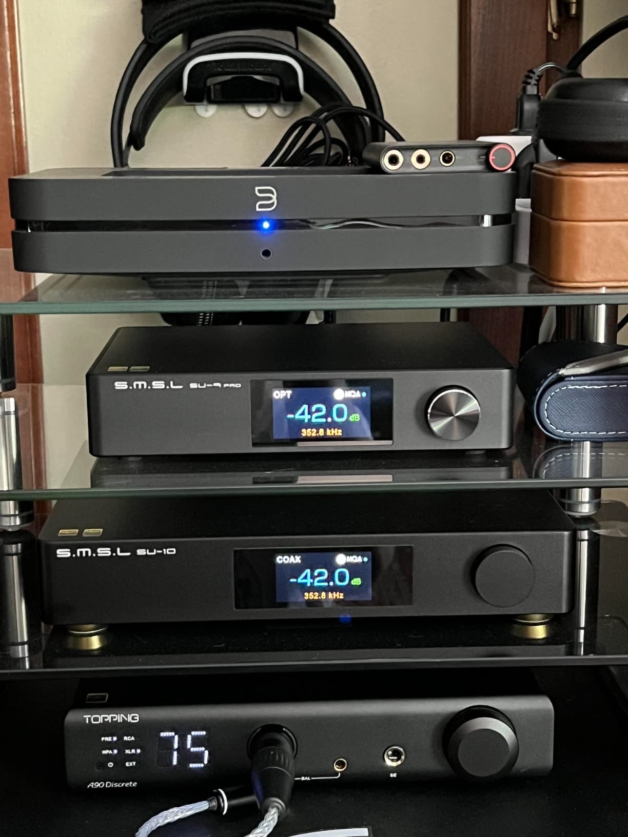 SMSL SU-9 PRO ES9039MPRO Decoder MQA&MQA-CD Bluetooth 5.0 High-Res Audio DAC XU316 768kHz/32Bit DSD512 with Remote Control customer photo 1