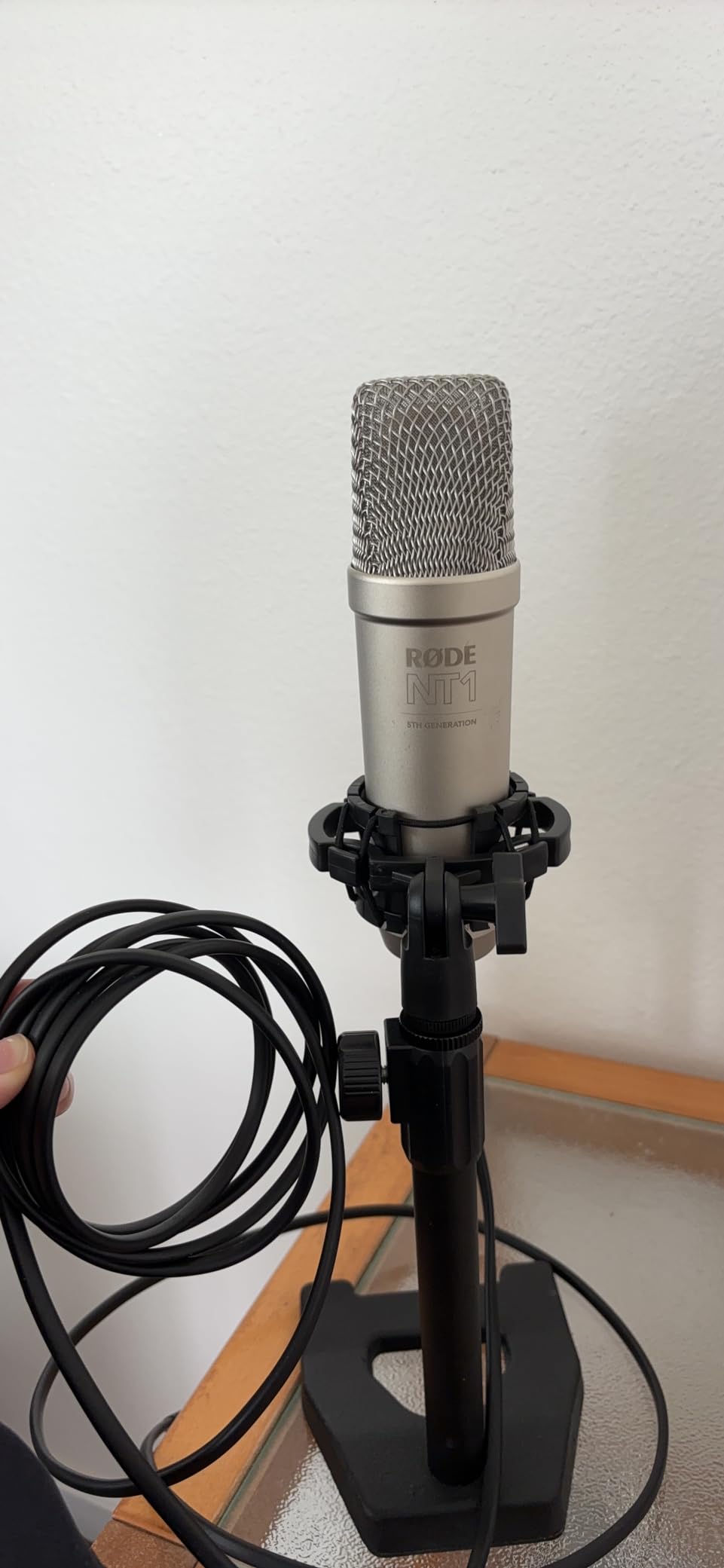 NT1 5th Generation Condenser Microphone with SM6 Shockmount and Pop Filter, Silver | Dual XLR and USB-C, 1 Gold-Sputtered Capsule, 4 Dba Self-Noise customer photo 2