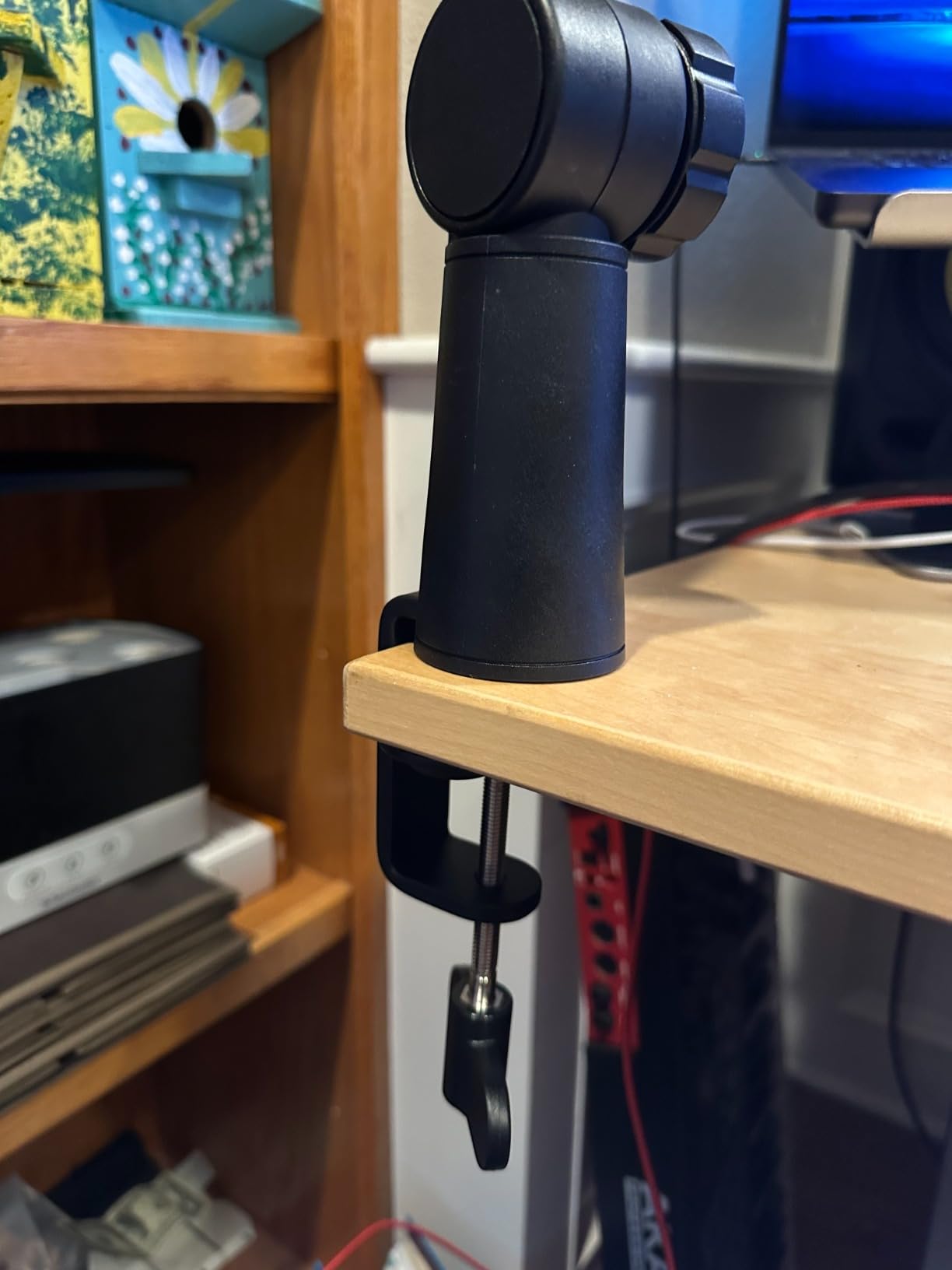 Shure by Gator Deluxe Broadcast Desktop Mic Boom Arm (SH-BROADCAST1) | Fully adjustable with quiet 360-degree arm for podcasts and streaming customer photo 2