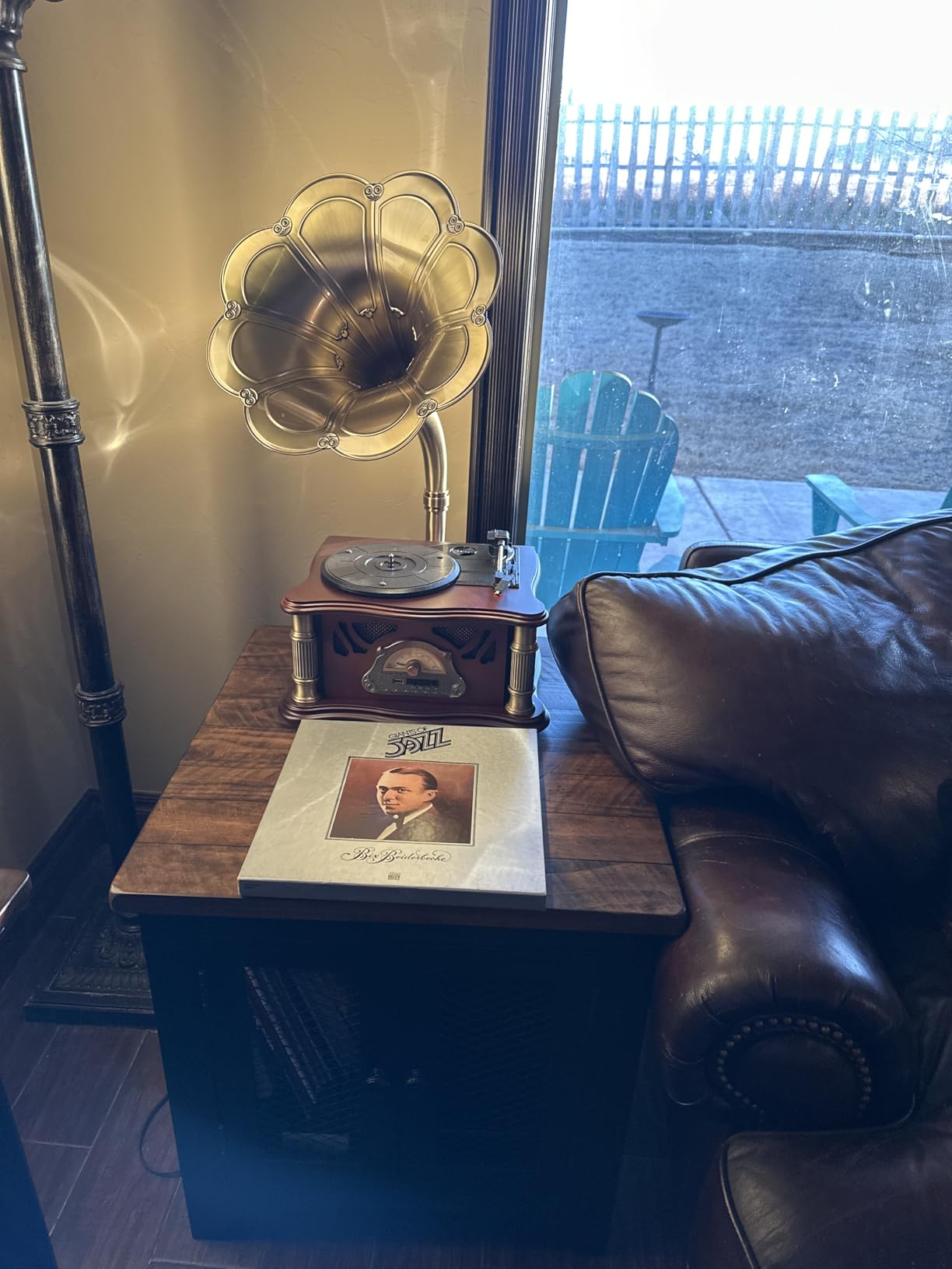 Vintage Gramophone with Bluetooth Input Vintage Record Players | Retro Gramophone Turntables for 7