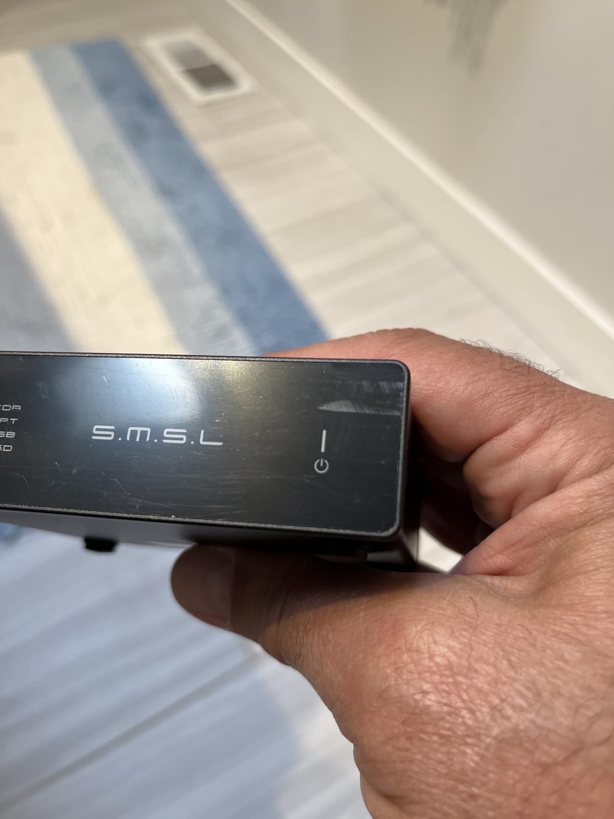 SMSL D1 Hi-Res Audio Dac Rohm BD34352EKV chip Touch Control RCA output 768kHz/32bit DSD512 THD+N 0.00038%, Audio DAC Dual USB/Optical/Coaxial Input SNR126dB for Phone/iPad/PC/TV/DVD Home Desktop DAC customer photo 1