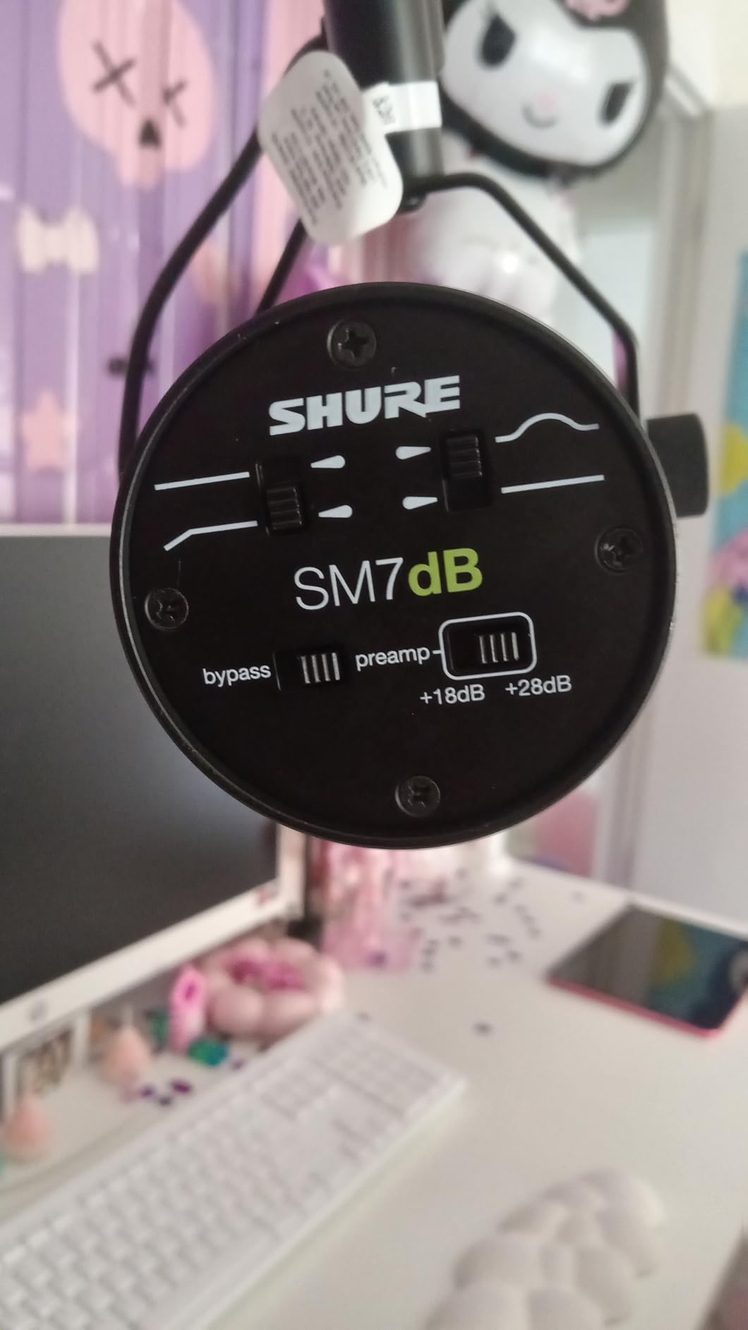 Shure SM7dB Dynamic Vocal Microphone with Built-In Preamp customer photo 1