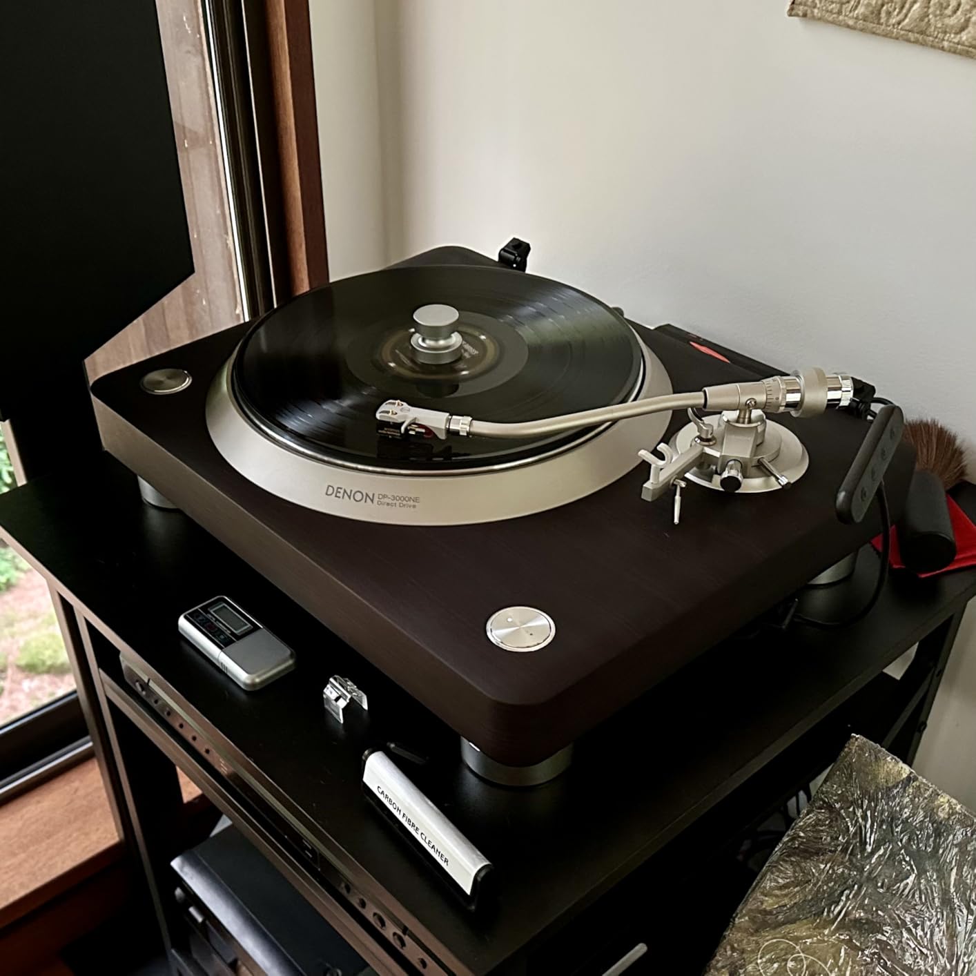 Denon DP-3000NE Fully Automatic Analog Turntable & Vinyl Record Player with Built-in Phono Equalizer, S-Shaped Tonearm, Matte Dark Ebony customer photo 1