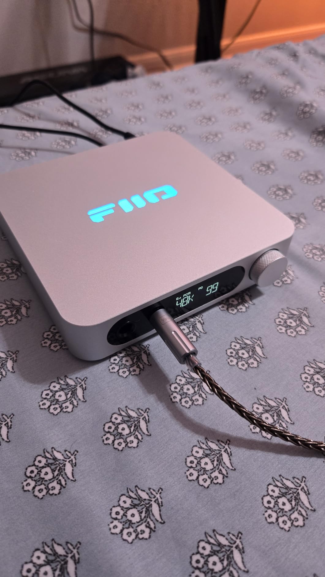FiiO K11 DAC and Headphone Amplifier for Home Audio or PC, 6.35mm and Balanced 4.4mm, RCA, Coaxial, Optical, 1400mW, 384kHz/24Bit DSD256 (Black) customer photo 1