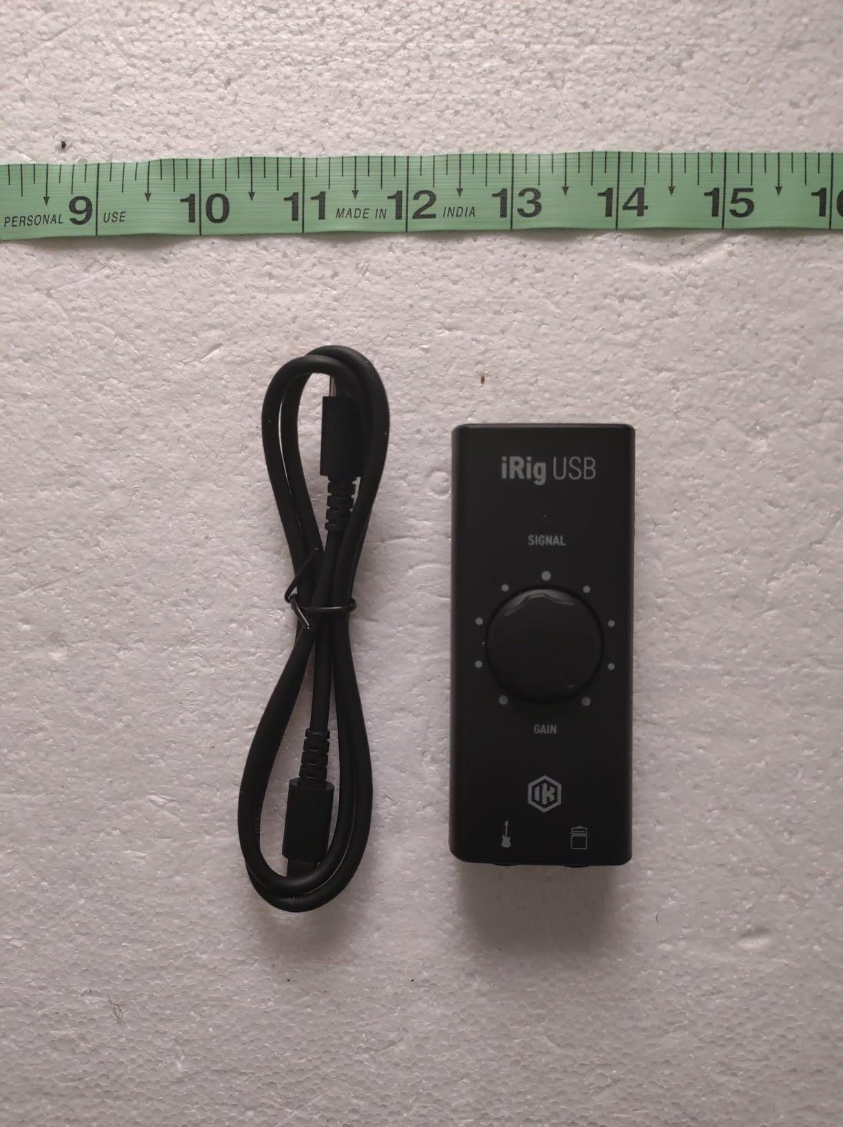 IK Multimedia iRig USB Guitar Audio Interface - 24-bit 48 kHz Music Recording Studio Equipment Include USB C Cable For iPad, Mac And PC customer photo 2