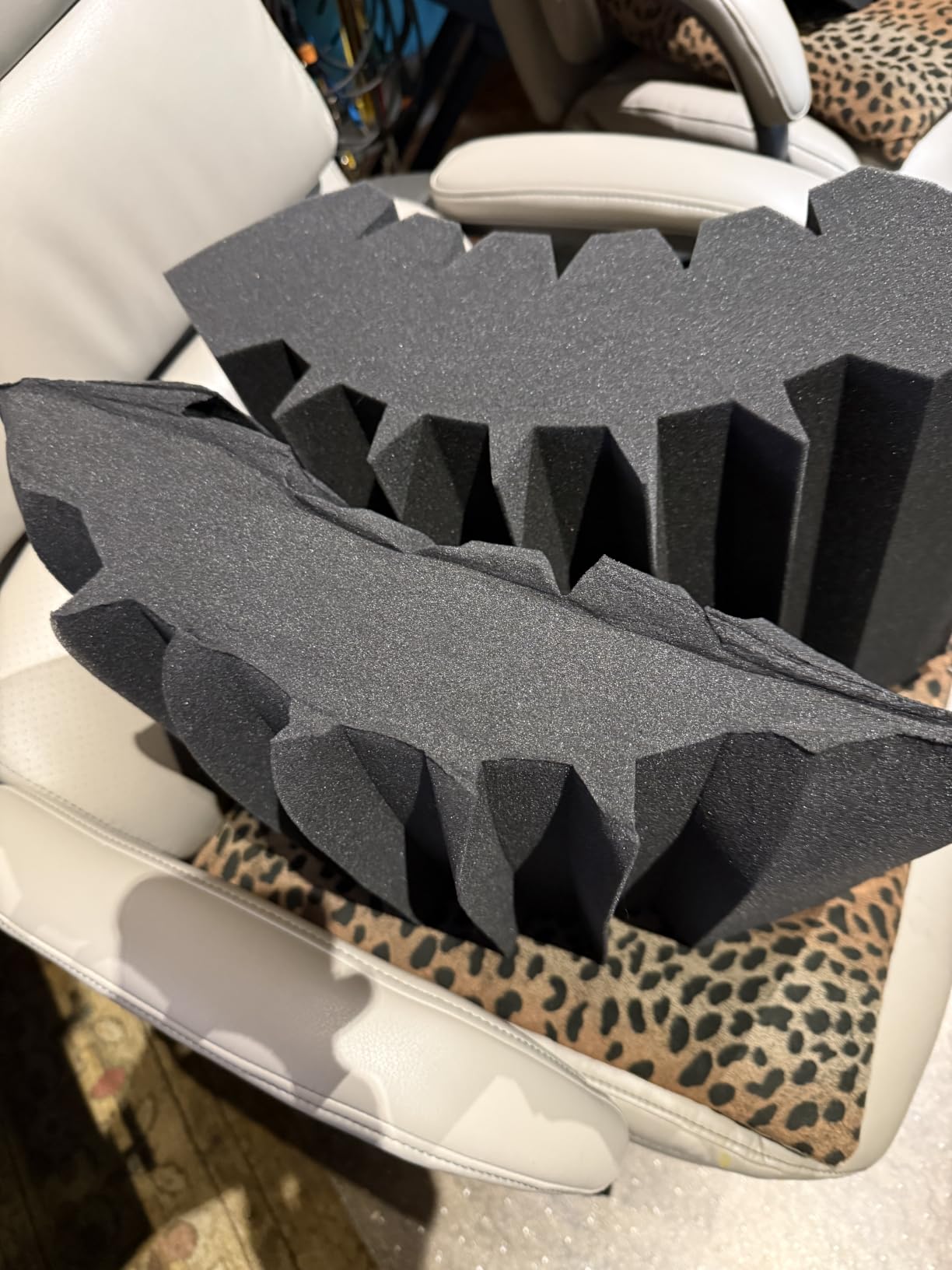 4 Pack Bass Traps Corner Acoustic Foam Corner 16.5
