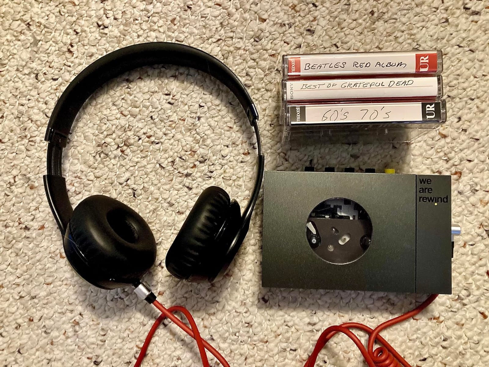 We Are Rewind Portable Cassette Player with Bluetooth - (Keith, Grey) customer photo 2