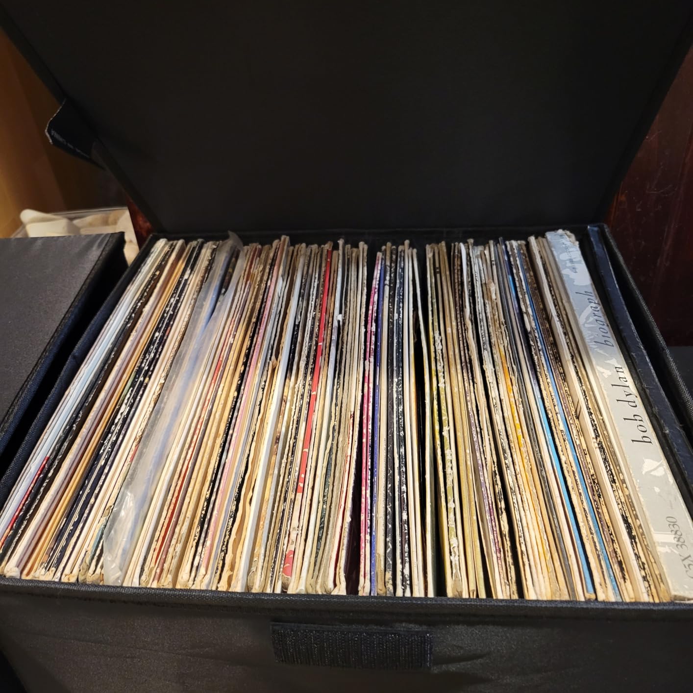 alavisxf xx 7-Inch Vinyl Storage Box, Set of 2 Stackable Case with Lid customer photo 2