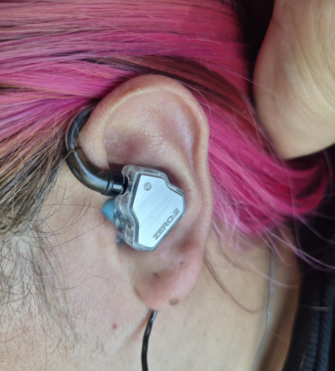 7Hz x Crinacle Zero:2 in Ear Monitor, Updated 10mm Dynamic Driver IEM, Wired Earbuds Earphones, Gaming Earbuds, with OFC IEM Cable for Musician (Without MIC, Silver) customer photo 2