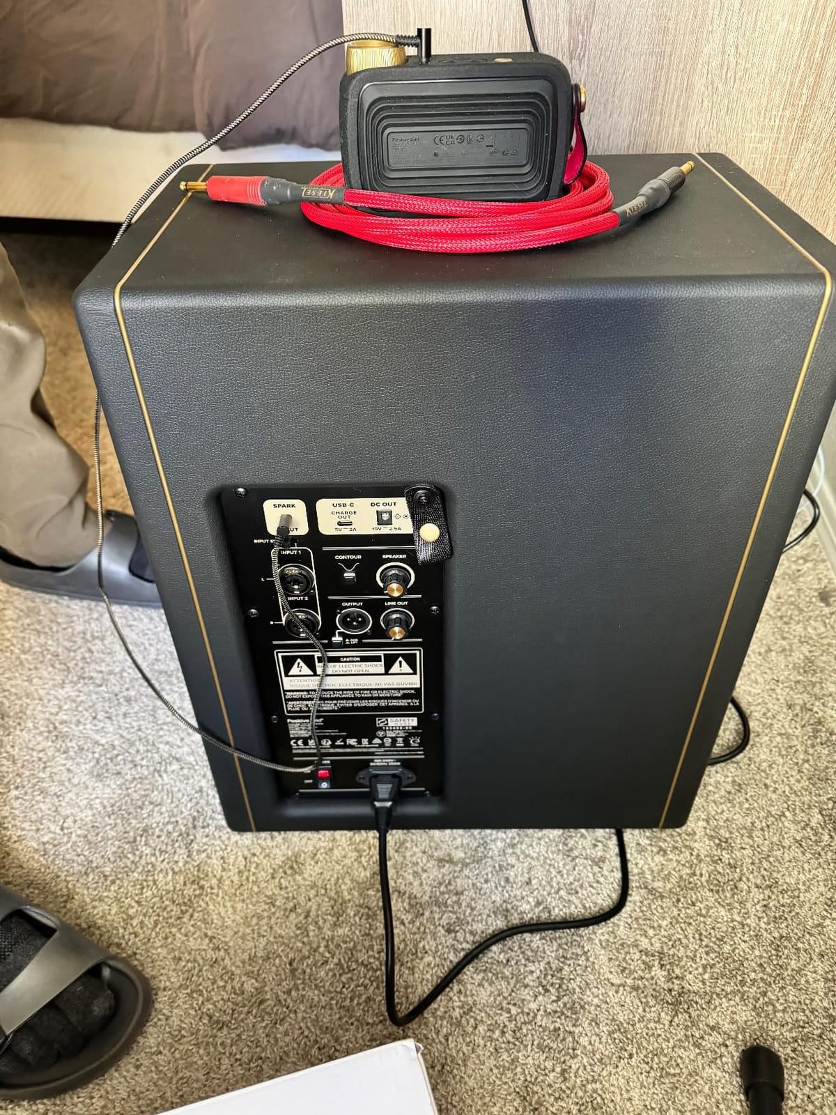 Positive Grid Spark CAB Powered Guitar Amp Speaker Cabinet for Spark Series Amps, Multiple Instruments, Modelers, and More customer photo 1